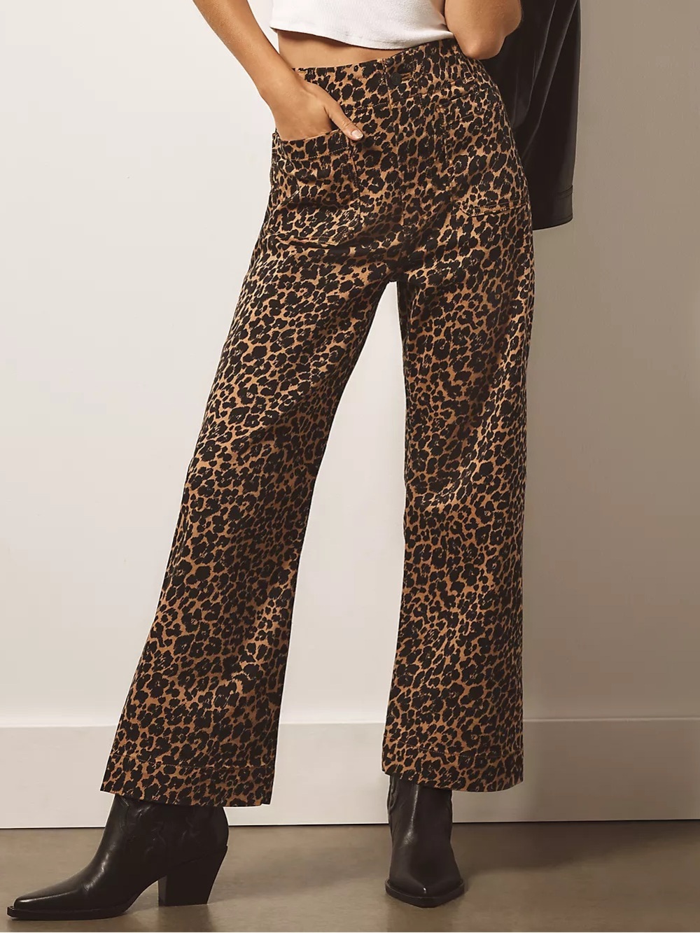 NWT Maeve Women’s Colette High-Rise Wide Leg Full Length Pants